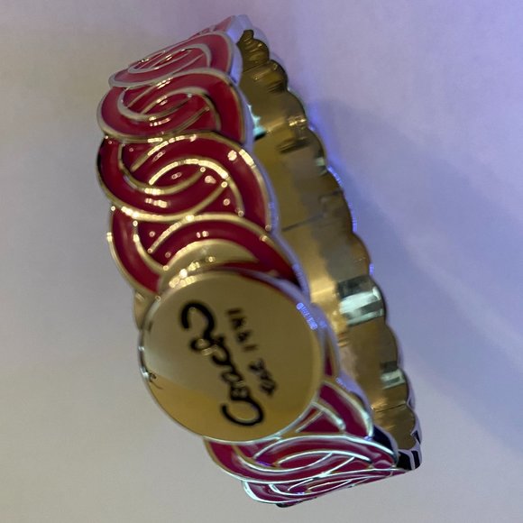 Coach Pink  Hinge Bracelet - Picture 2 of 4